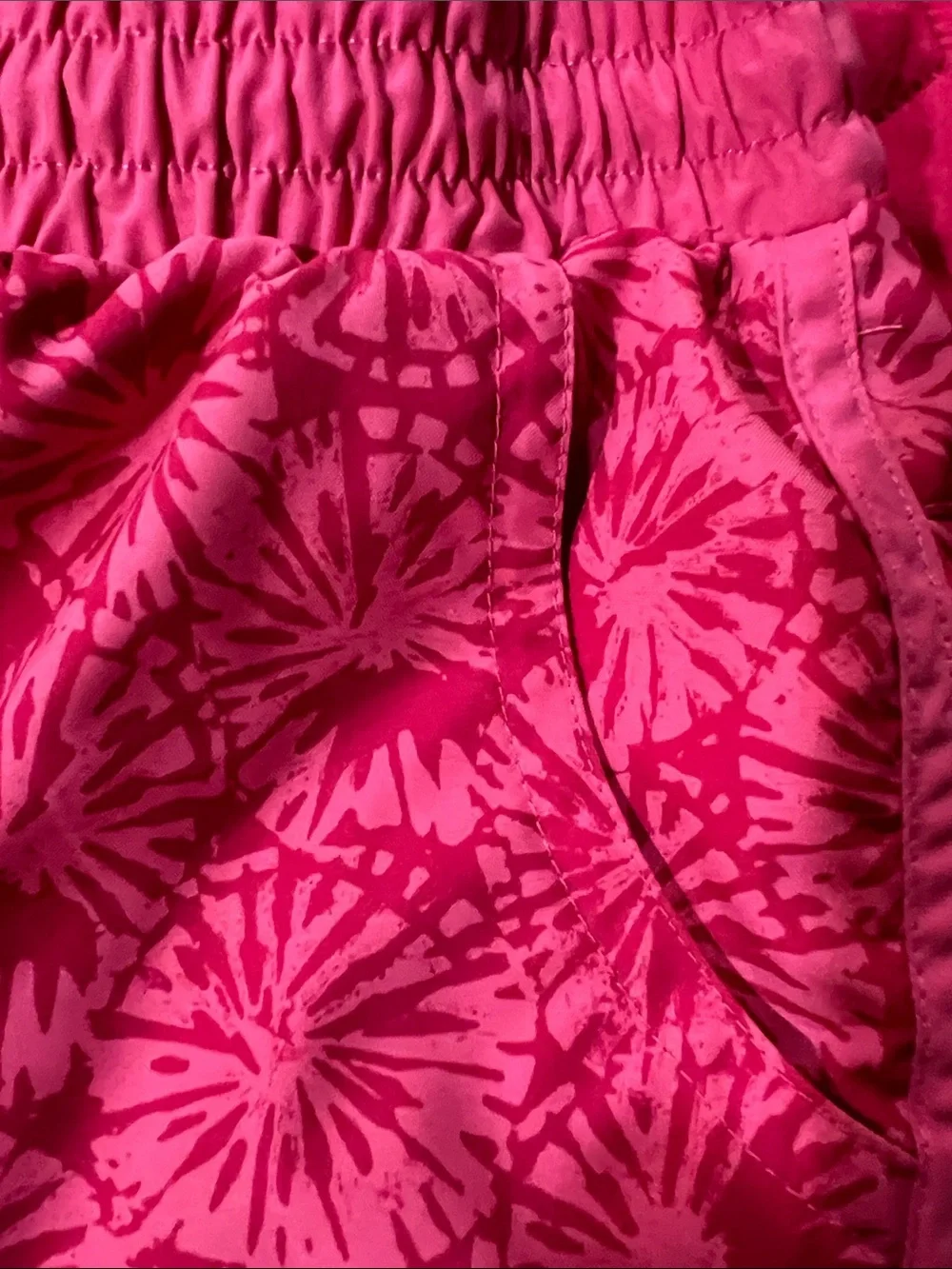 Columbia Pink Floral-Print Kids Athletic Shorts